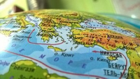 Глобус физико-политический с рельефом и подсветкой d=25 см