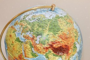 Глобус физико-политический d=25 см с подсветкой